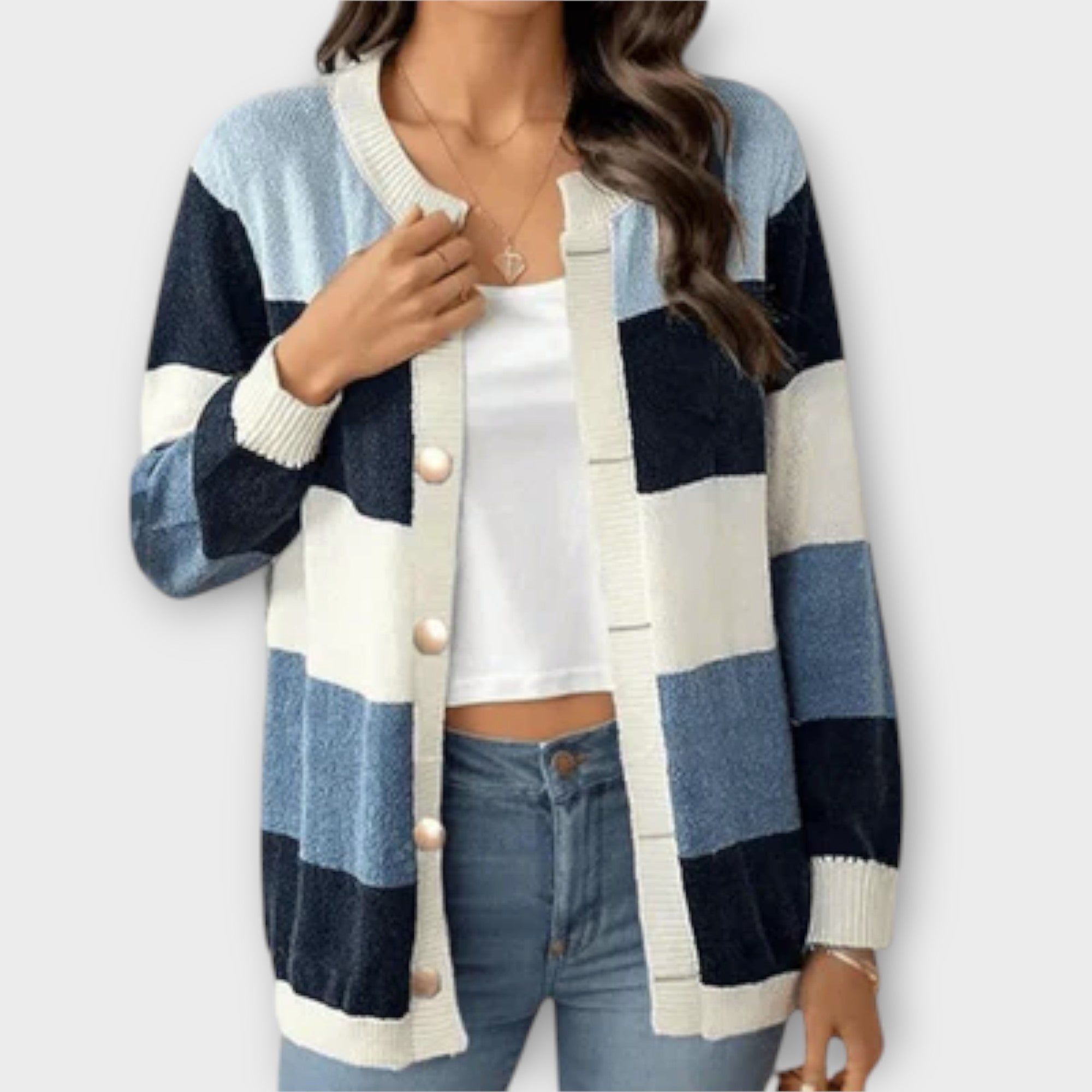 Lottenia - Striped Cardigan
