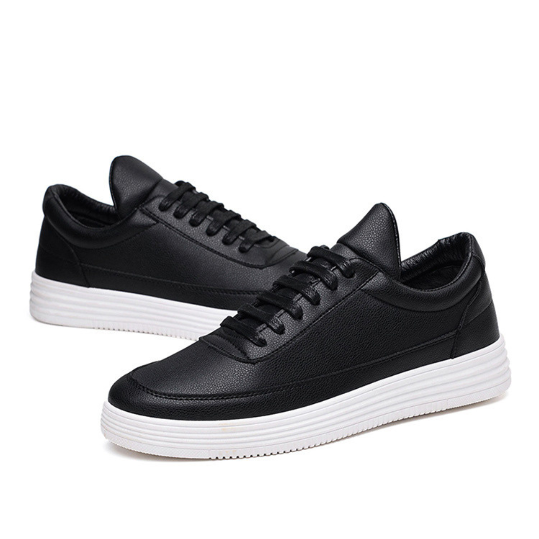 Apex Slim Leather Sneakers