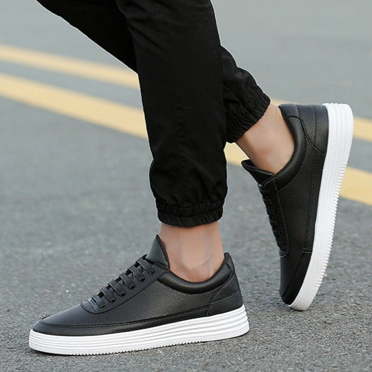 Apex Slim Leather Sneakers