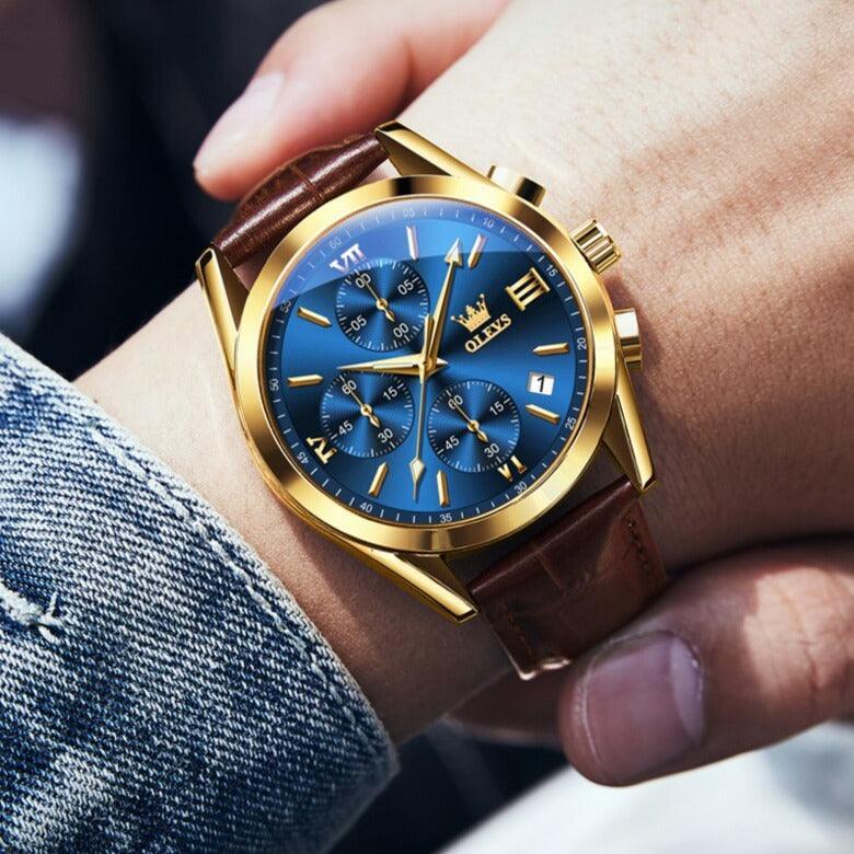 Pulse Cour Leather Men’s Watch