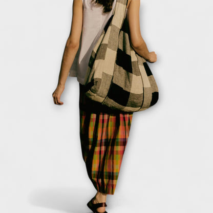 Emilia - Multicolored Striped Pleated Skirt