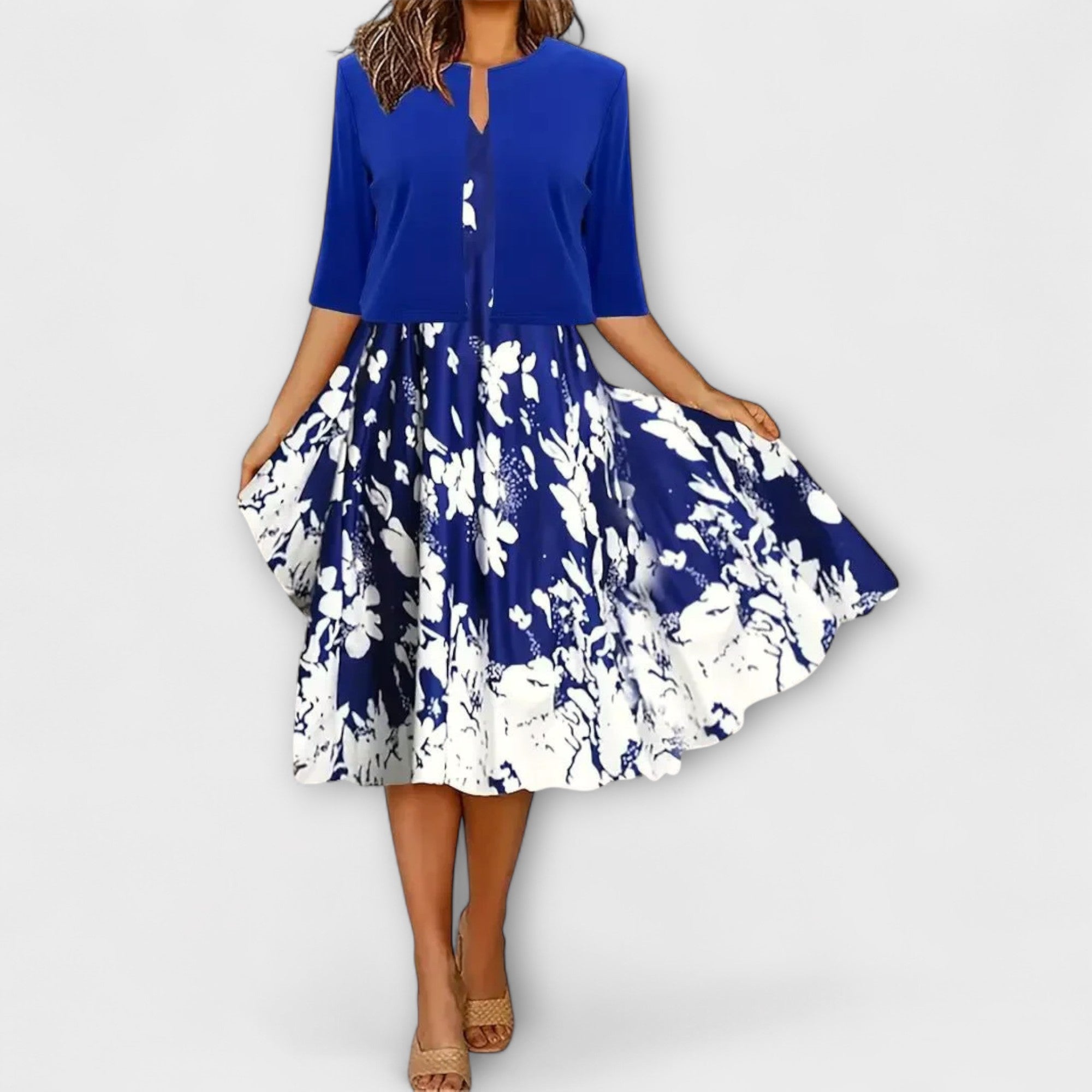 Women's Midi Dress with Jacket