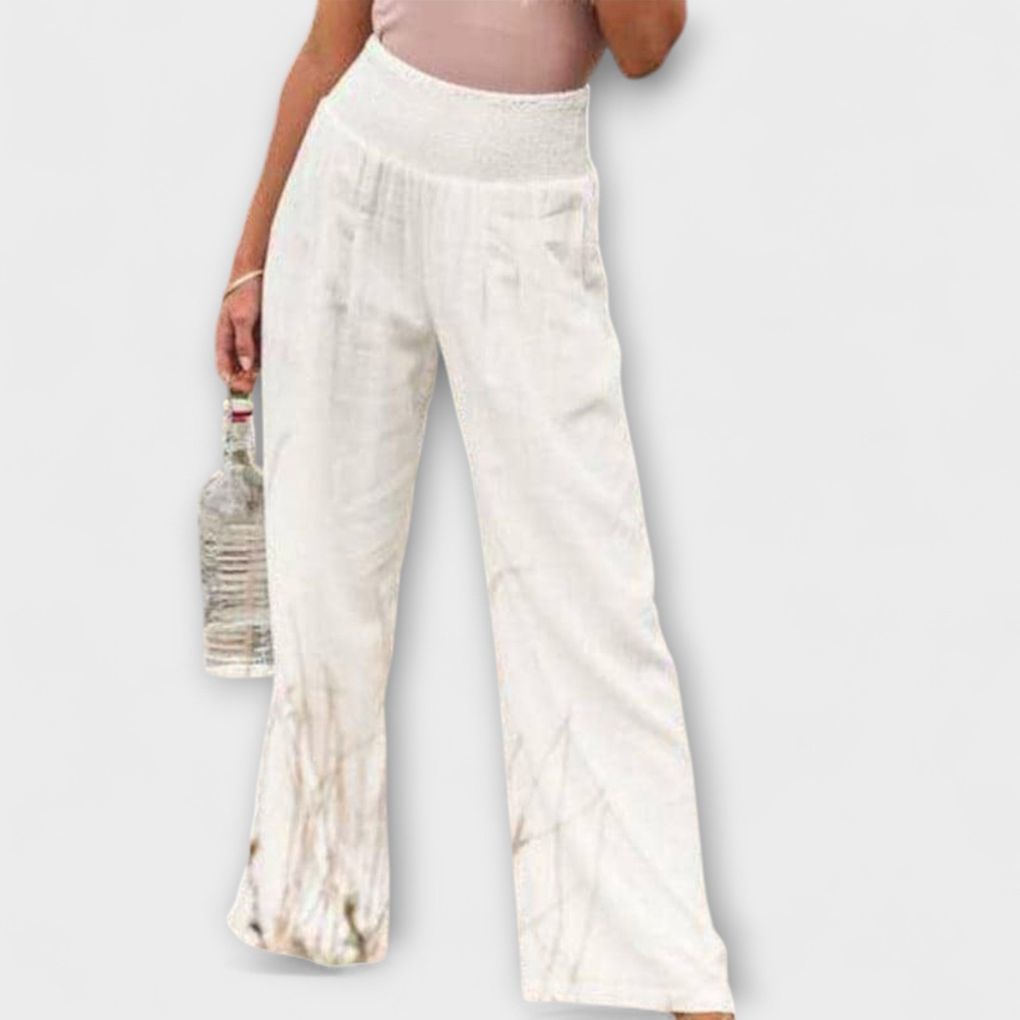 Thearya - Casual Wide Linen Pants
