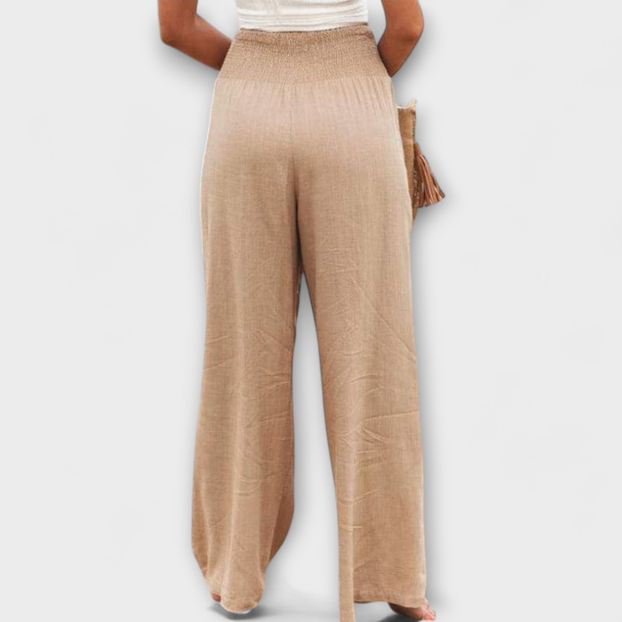 Thearya - Casual Wide Linen Pants