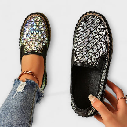 Vada – Slippers Embellished with Rhinestones