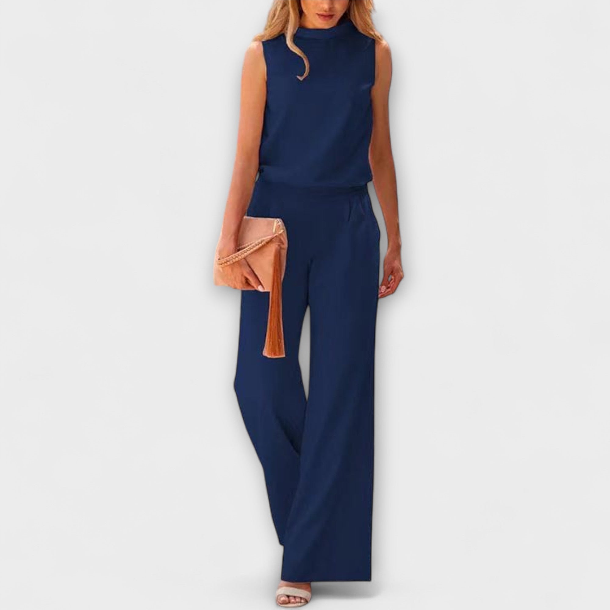 Hannah – Jumpsuit in Satin Look