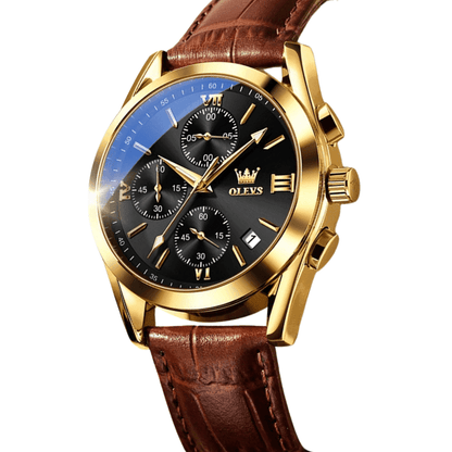 Pulse Cour Leather Men’s Watch