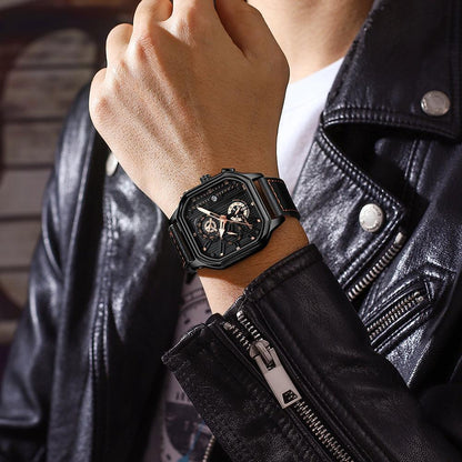 Modern Leather Men’s Watch